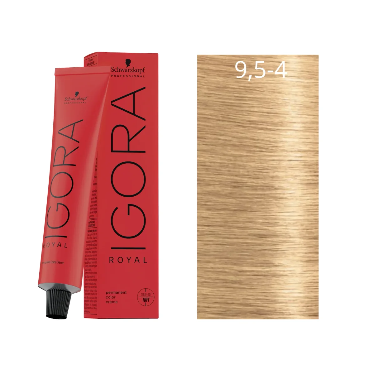 IGORA ROYAL 9.5-4 Rubio Pastel Beige – 60 g - Imagen 2