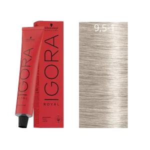 IGORA ROYAL 9.5-1 – Rubio Pastel Ceniza – 60 g