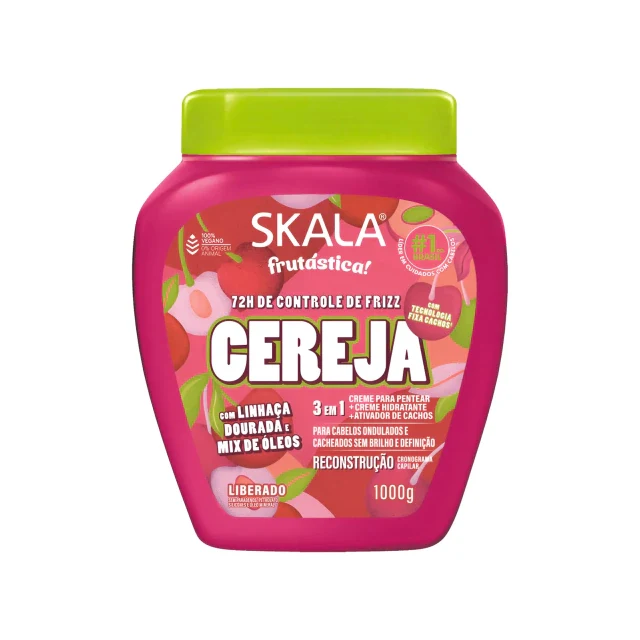 Skala Frutástica Cereja 3 en 1 – 72H Control de Frizz – 1000 g