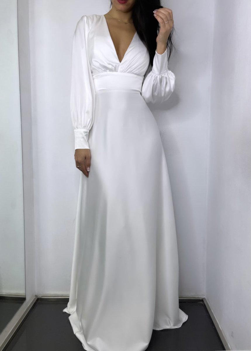 Vestido Verona Mangas Novia - Imagen 2