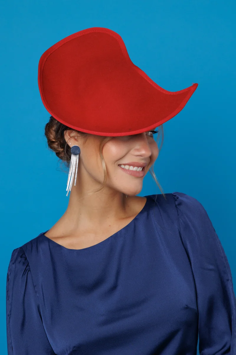 Tocado Hyphen rojo - Imagen 3