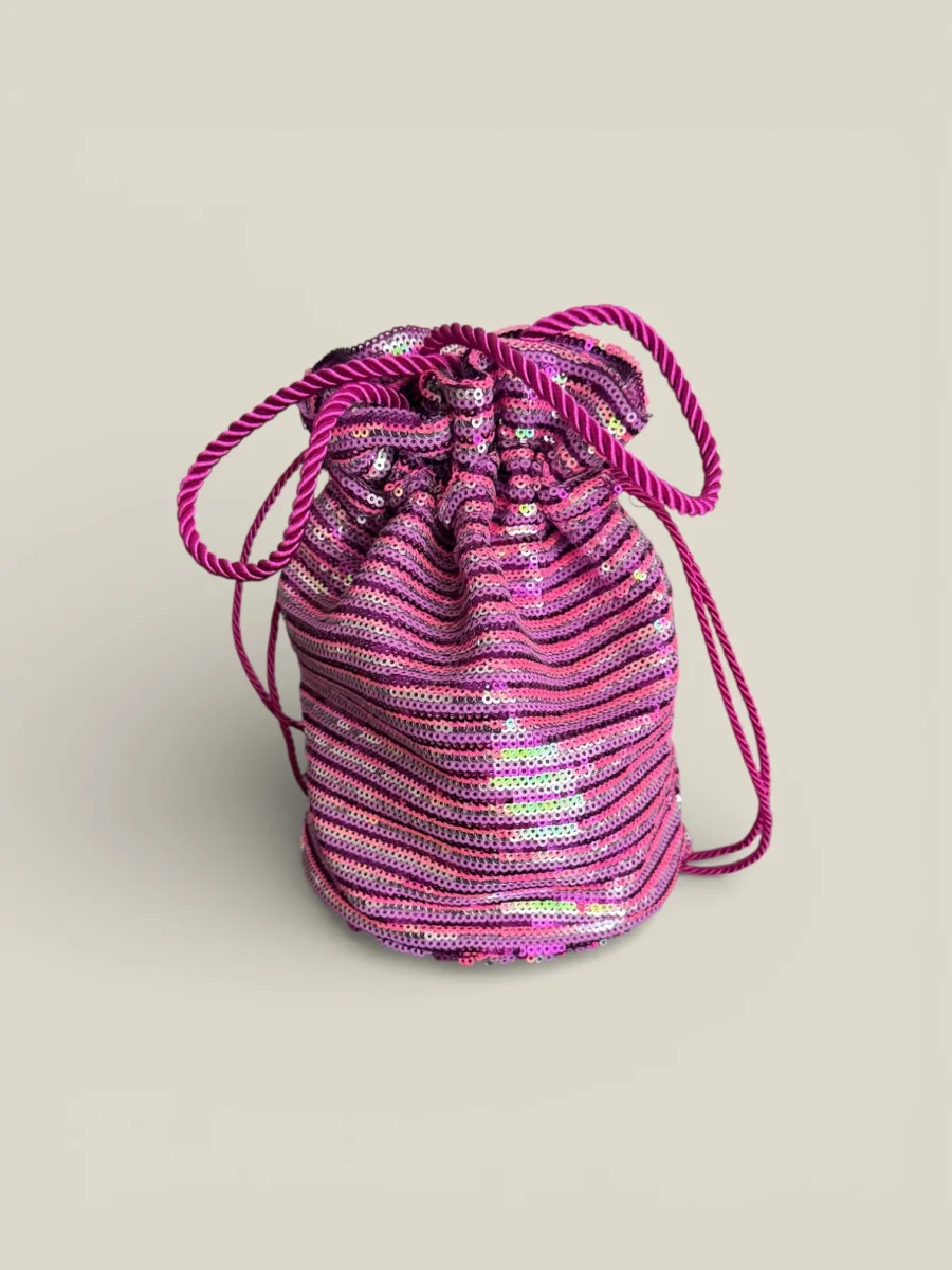 Bolso Lentejuelas rosa - Imagen 2