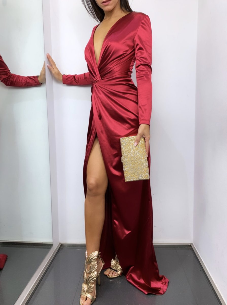 Vestido Nudo Mangas - Imagen 2