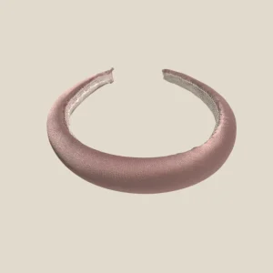 Diadema Río satén rosa