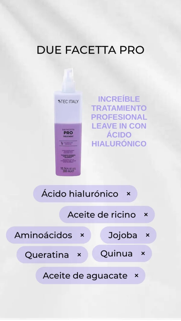 TEC ITALY Due Faccetta Pro – 300 ml - Imagen 4