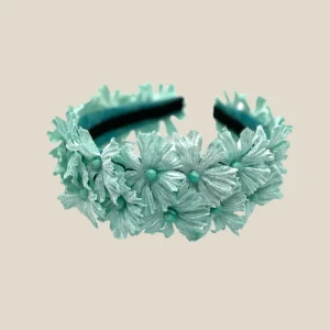 Diadema Margarita aguamarina