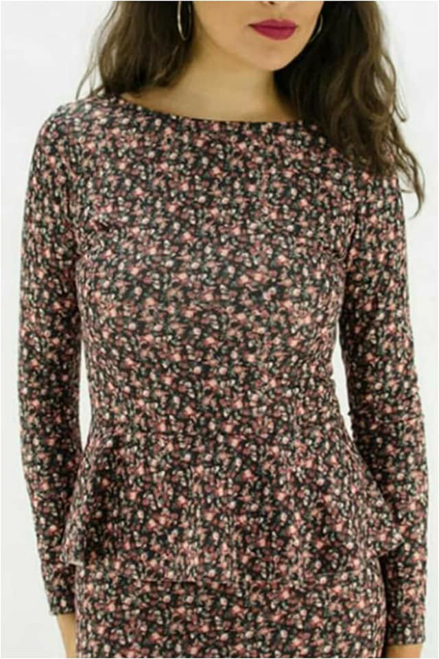 Blusa mujer estampada flores