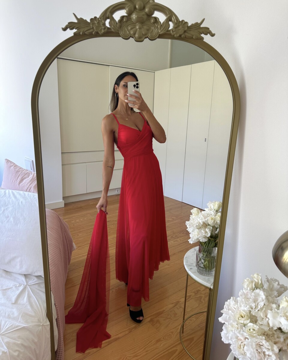 Vestido Tul Basic Tirantes