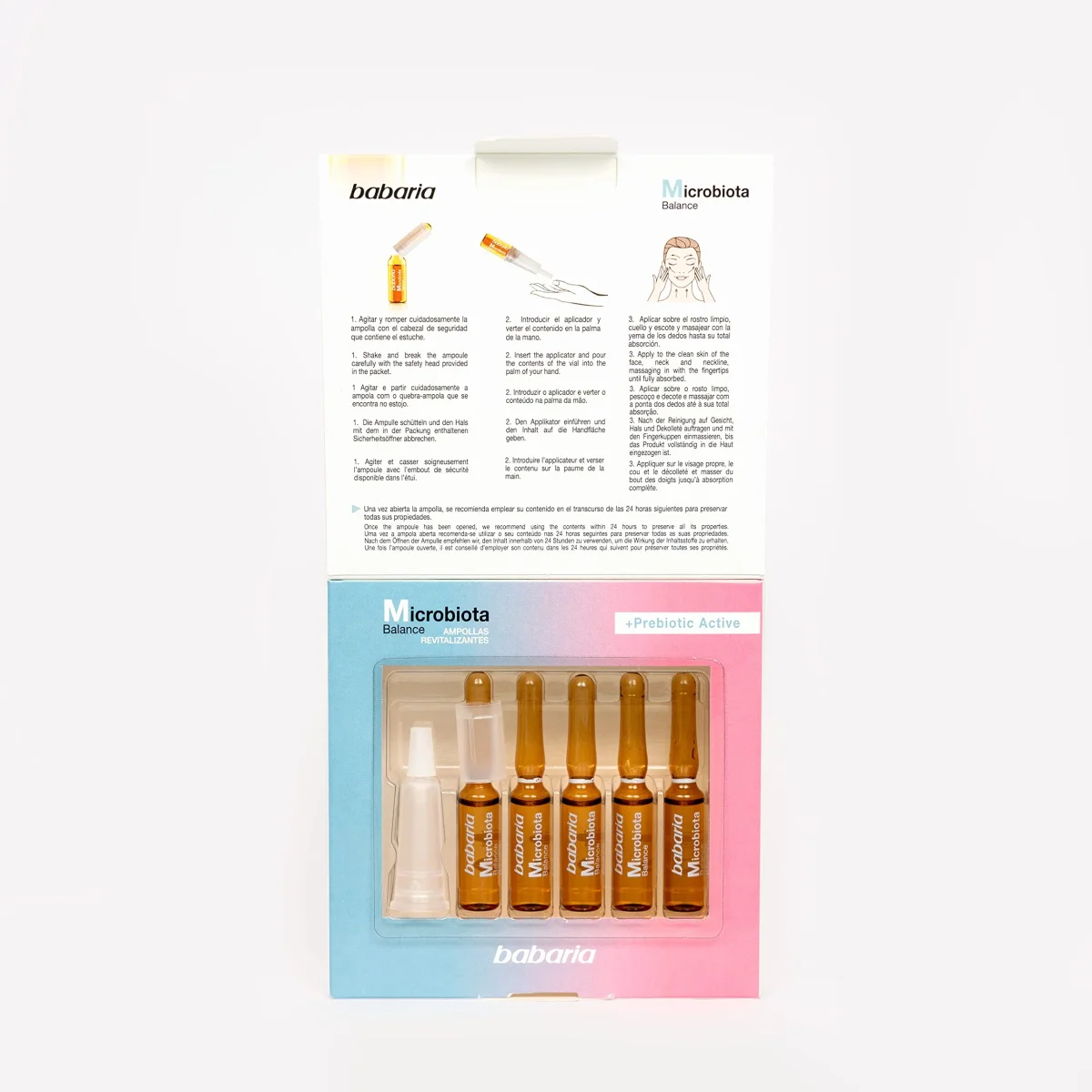 Babaria Microbiota Balance Ampollas Revitalizantes – 5 x 2 ml - Imagen 3