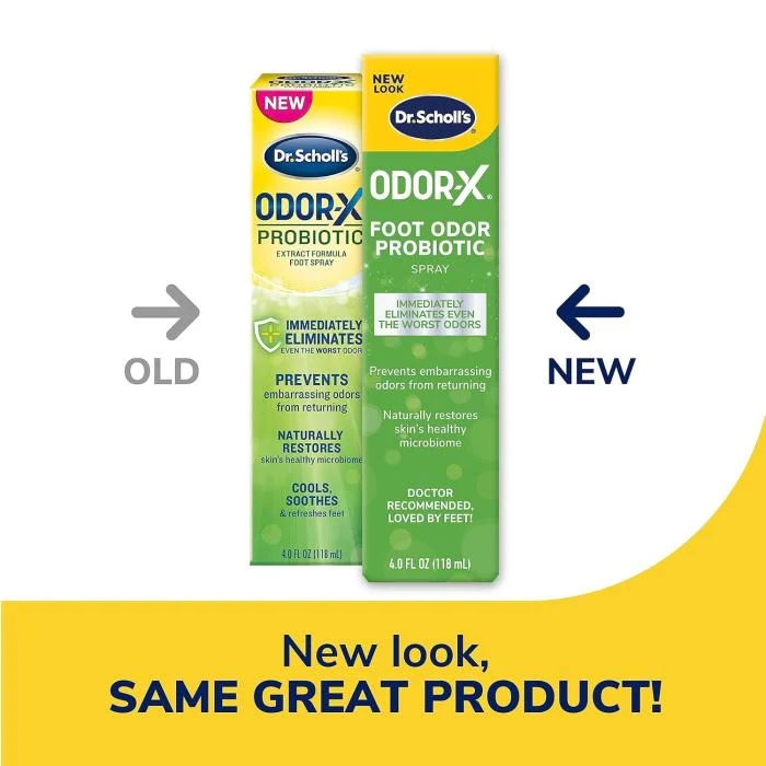 Dr. Scholl’s Odor-X Spray para el Olor de Pies con Probióticos – 118 ml - Imagen 5