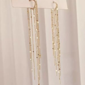 Pendientes Flecos Corazón