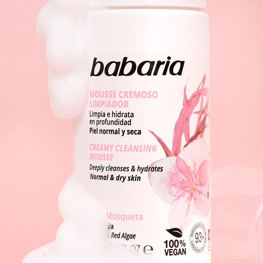 Babaria Mousse Cremoso Limpiador - Imagen 3