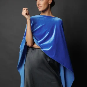 Capa de terciopelo Azul Klein