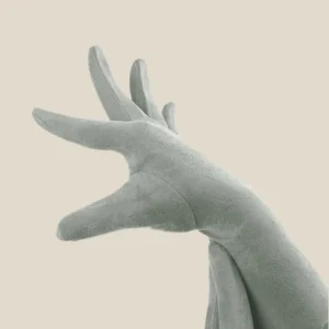 Guantes largos Gris