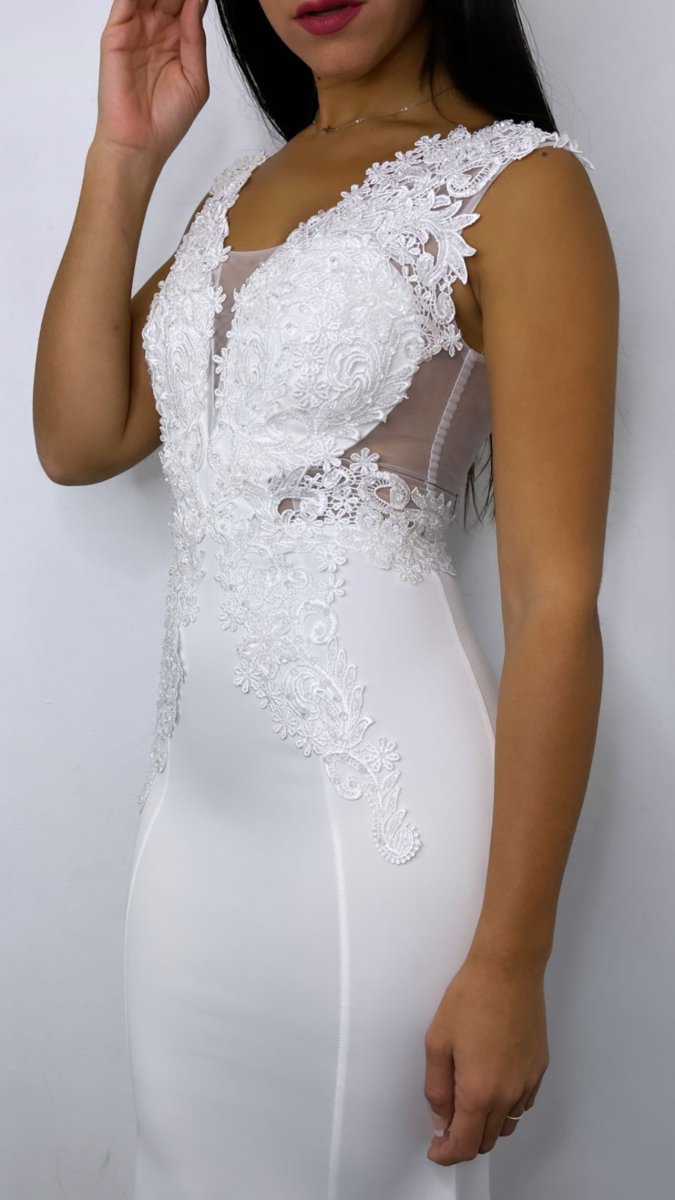 Vestido Novia Sirena Encaje - Imagen 8