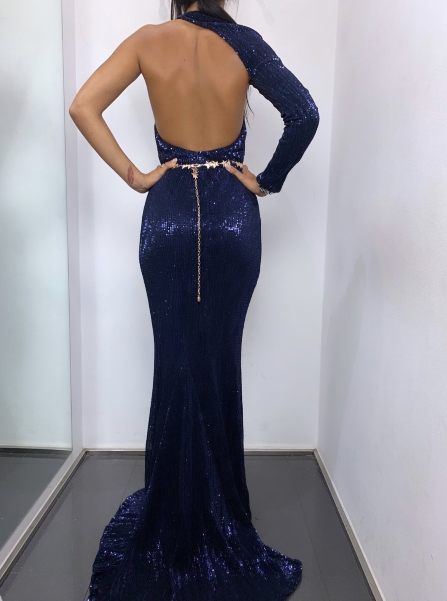 Vestido Lentejuelas Manga - Imagen 5
