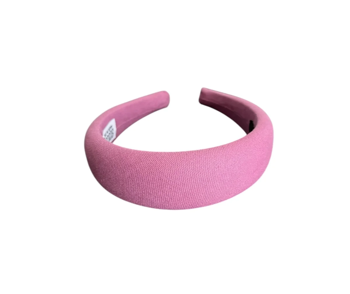 Diadema Roca de algodón rosa - Imagen 4