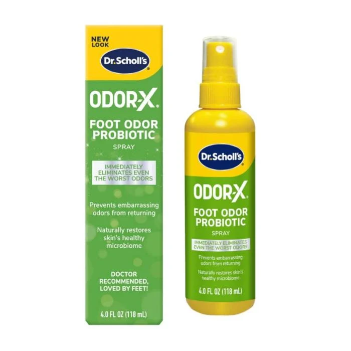 Dr. Scholl’s Odor-X Spray para el Olor de Pies con Probióticos – 118 ml - Imagen 2