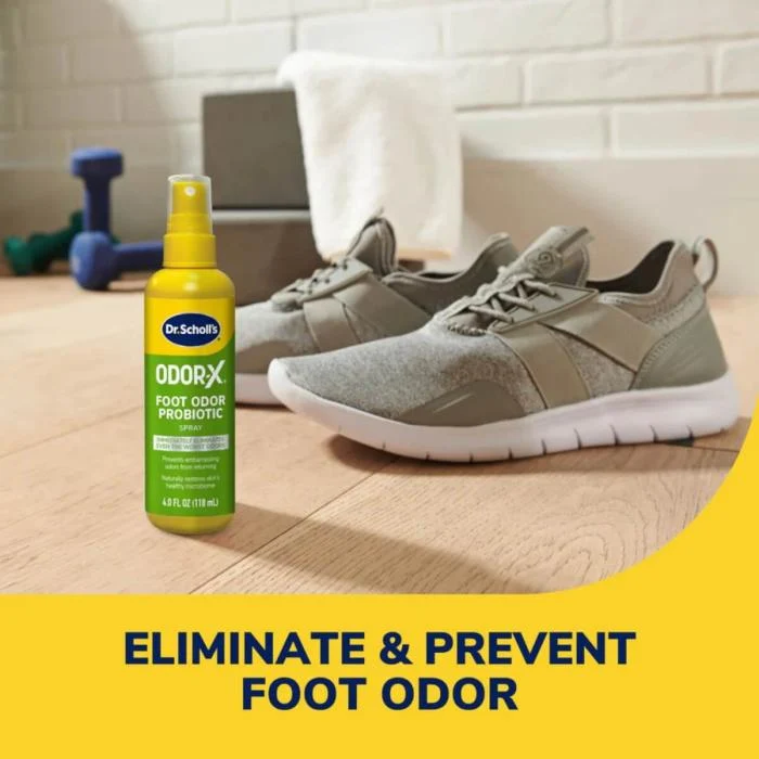Dr. Scholl’s Odor-X Spray para el Olor de Pies con Probióticos – 118 ml - Imagen 3