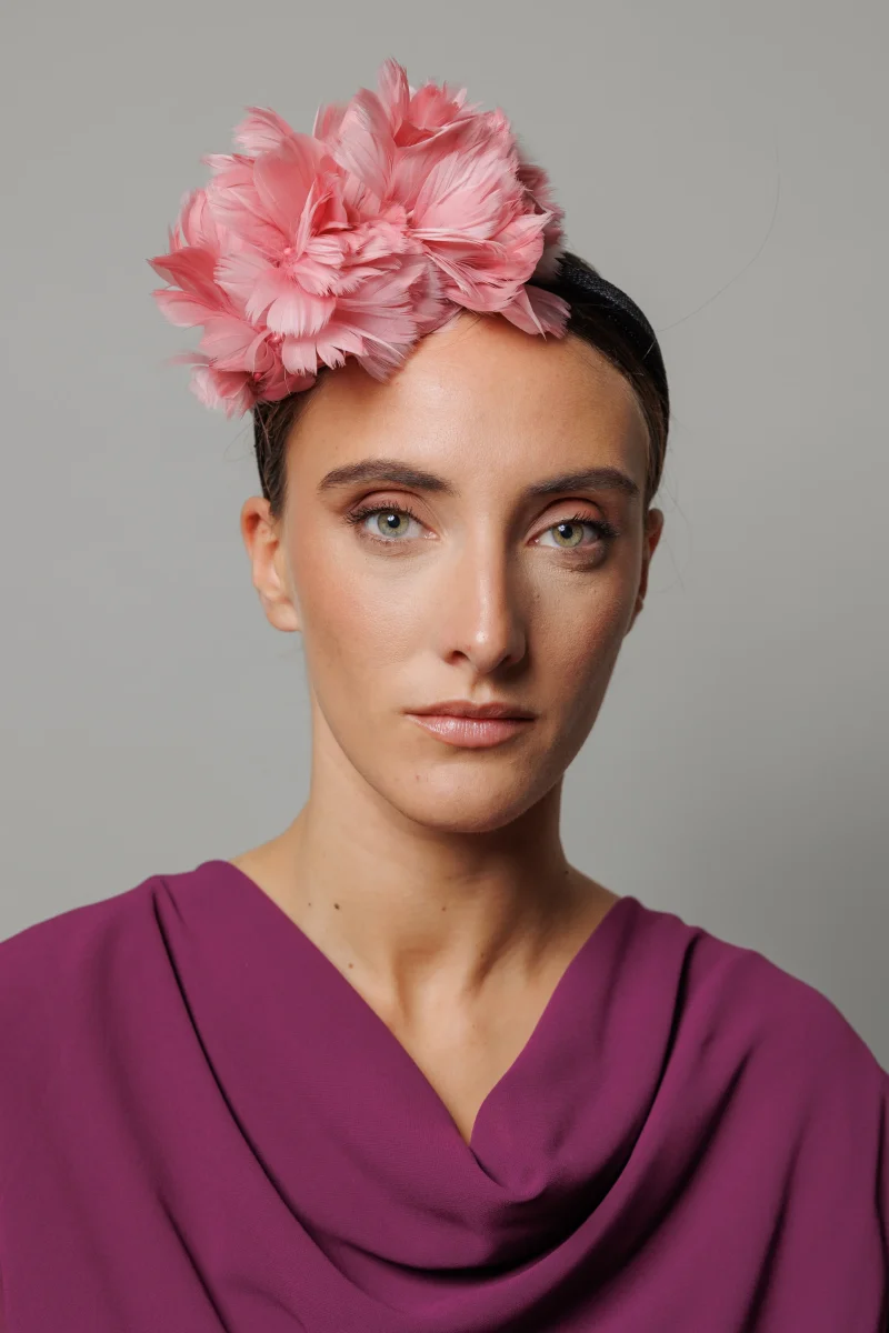 Diadema Arabel rosa - Imagen 2