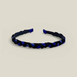 Diadema Carolina petite trenzada azul