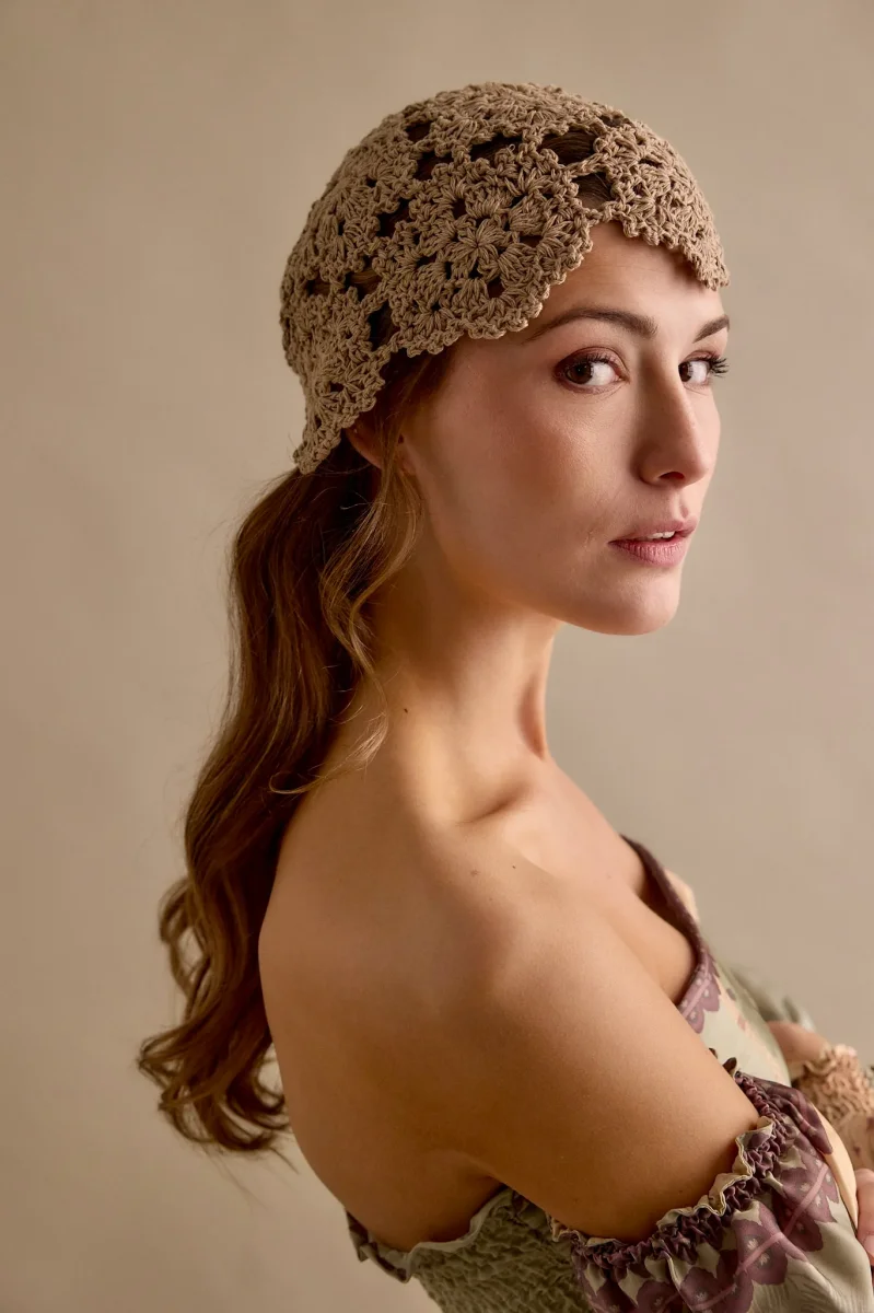 Casquete Tejido mostaza - Imagen 5