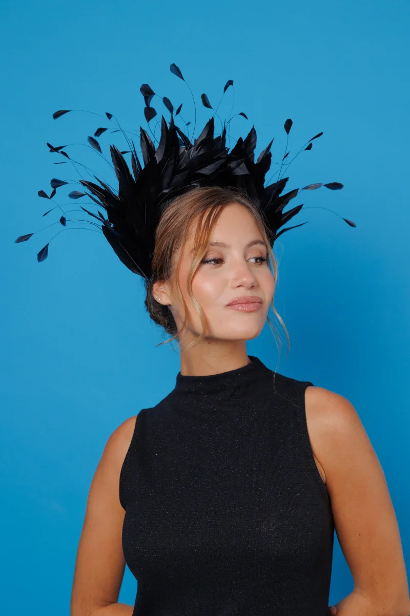 Diadema Avestruz negro - Imagen 4