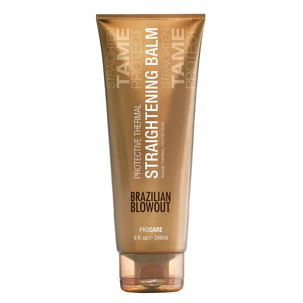 Brazilian Blowout Straightening Balm – 240 ml Bálsamo alisador anti-frizz con protección térmica - Imagen 2