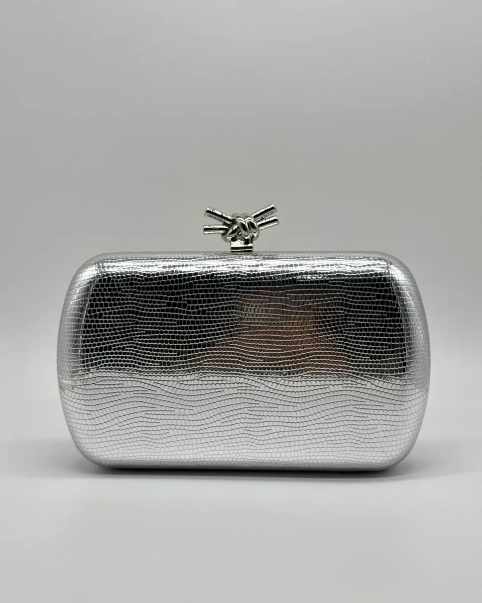 Bolso Clocks Plateado - Imagen 2