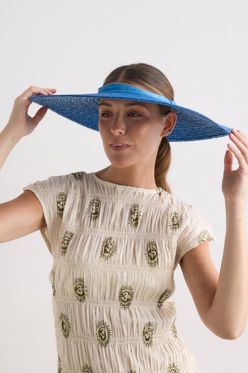 Sombrero Ala azul klein - Imagen 4
