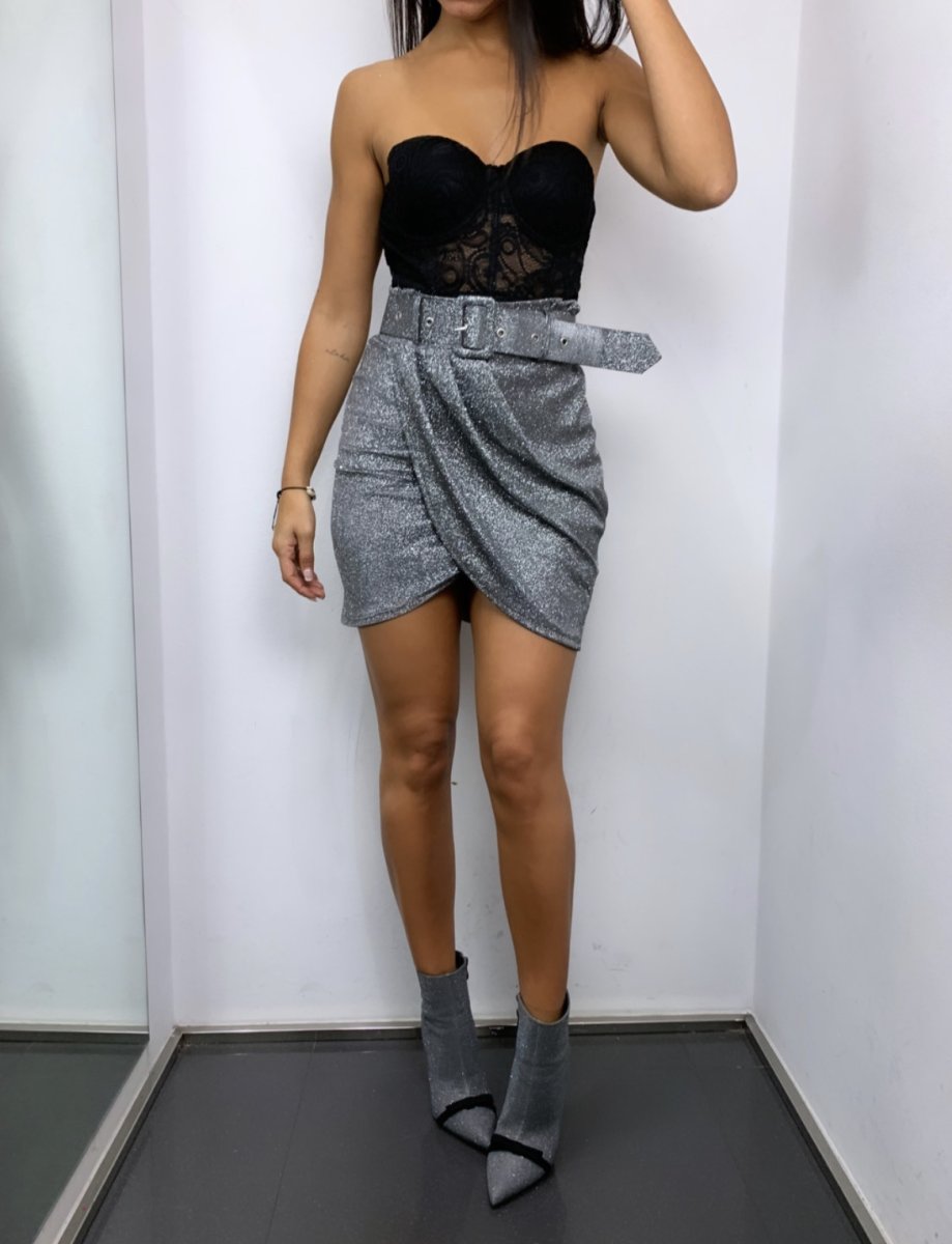 Top Corsé Encaje Negro - Imagen 8