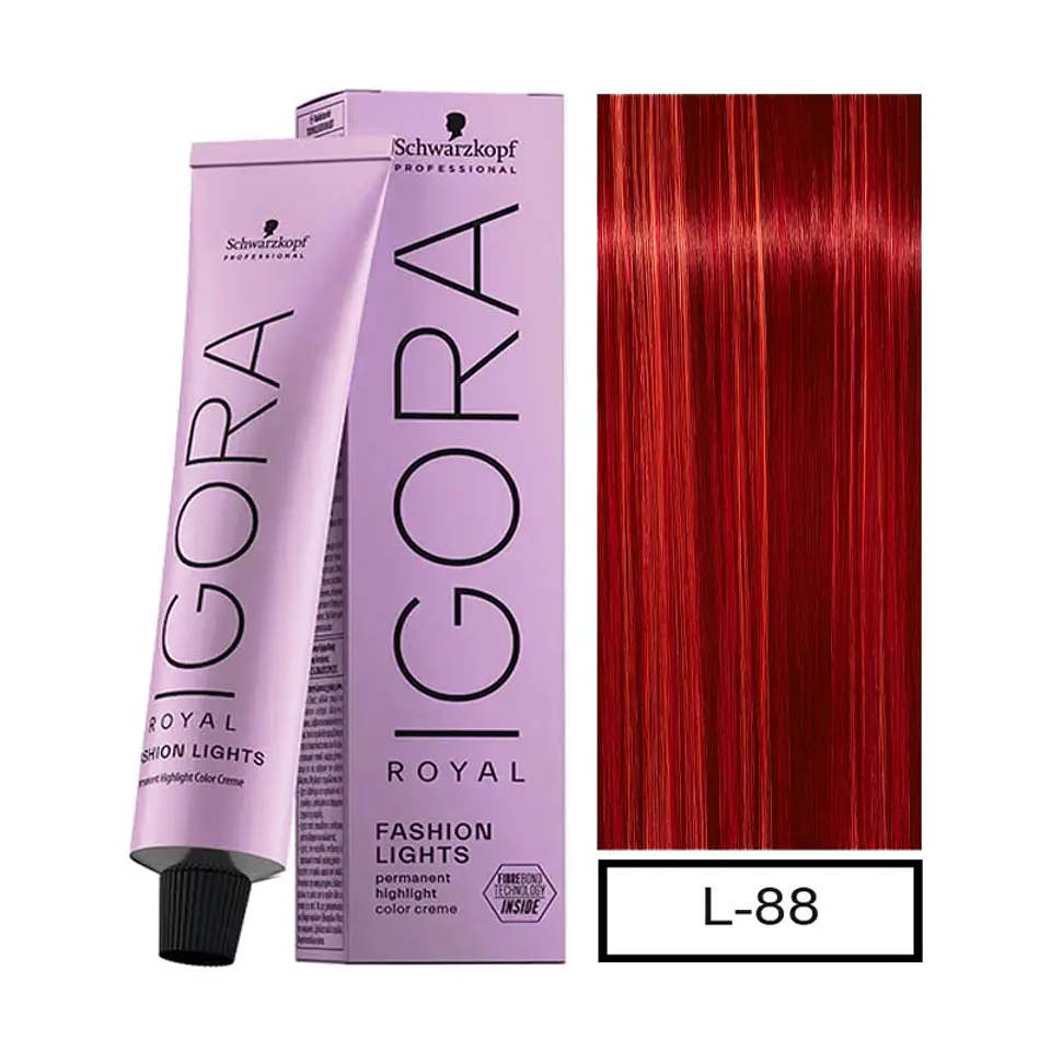 IGORA ROYAL Fashion Lights L-88 – Rojo Intenso – 60 ml - Imagen 3