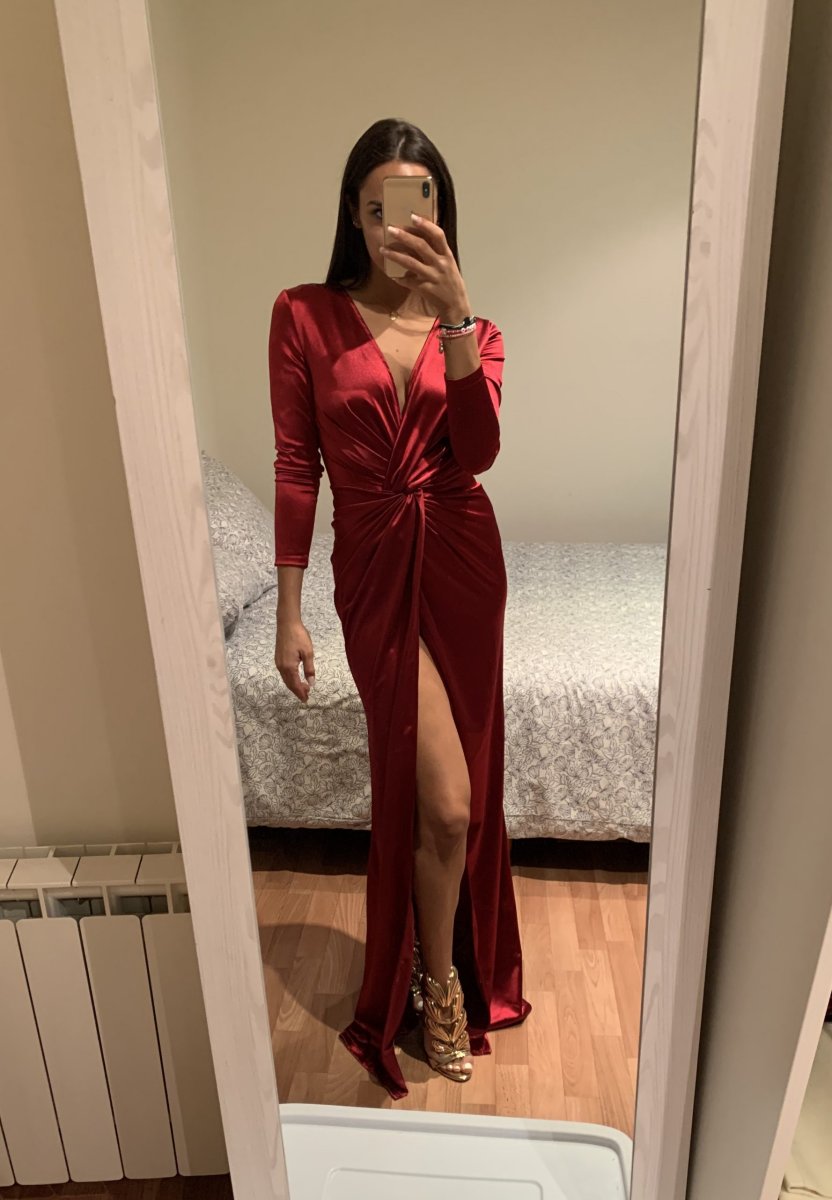 Vestido Nudo Mangas - Imagen 8