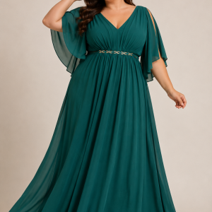 Vestido Cadena Cintura Curvy