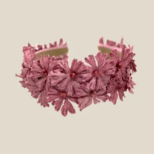 Diadema Margarita rosa viejo