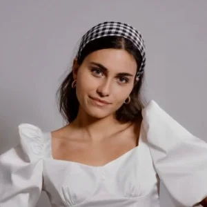 Diadema Duquesa vichy