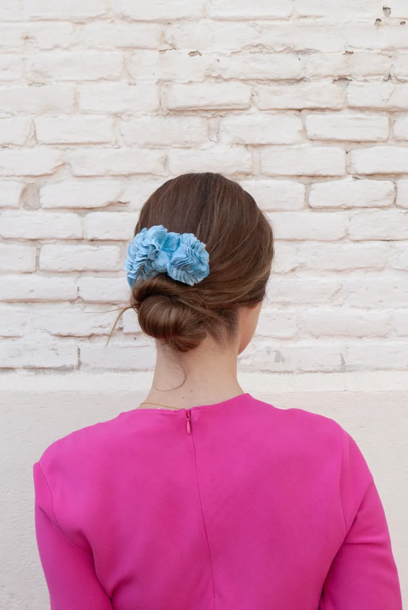 Tocado Hortensias Azul - Imagen 2