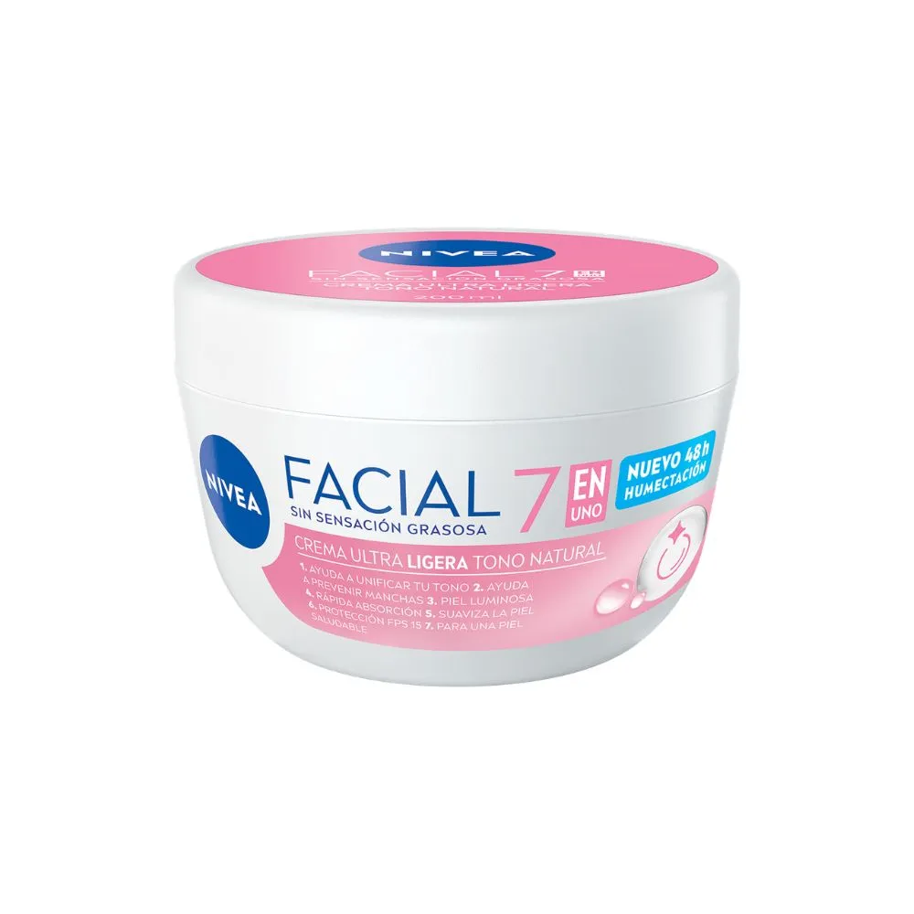 NIVEA Crema Facial 7 en 1 Aclarado Natural – 100 ml - Imagen 2