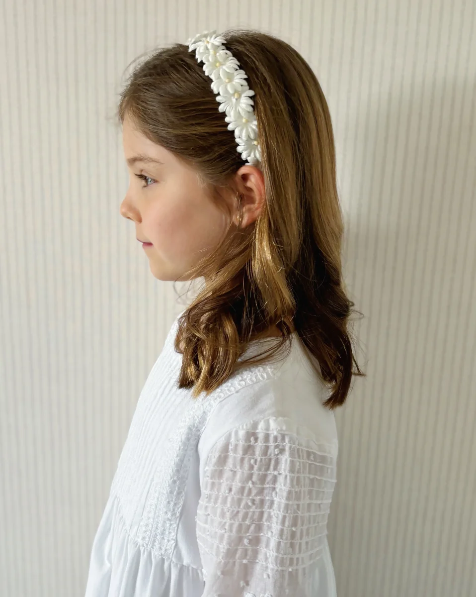 Diadema Chiribita blanca mini - Imagen 3