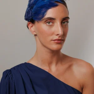 Tocado Venecia azul
