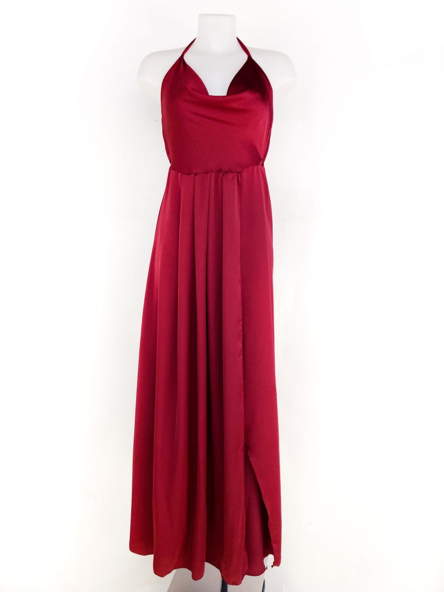 Vestido Seda Pliegues - Imagen 8