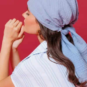 Turbante Dalila Azul Claro