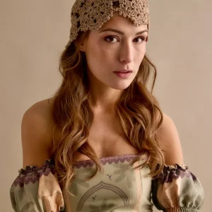 Casquete Tejido beige