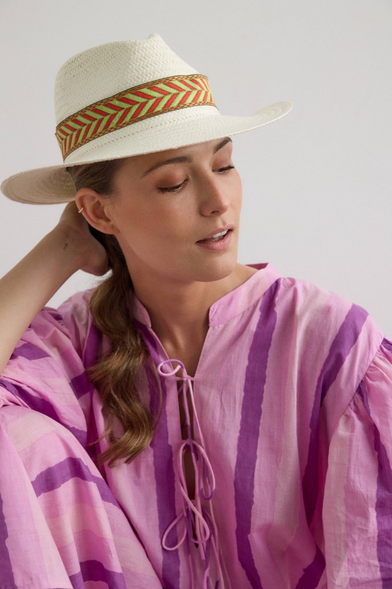 Sombrero Azúcar con cinta de espiga - Imagen 4