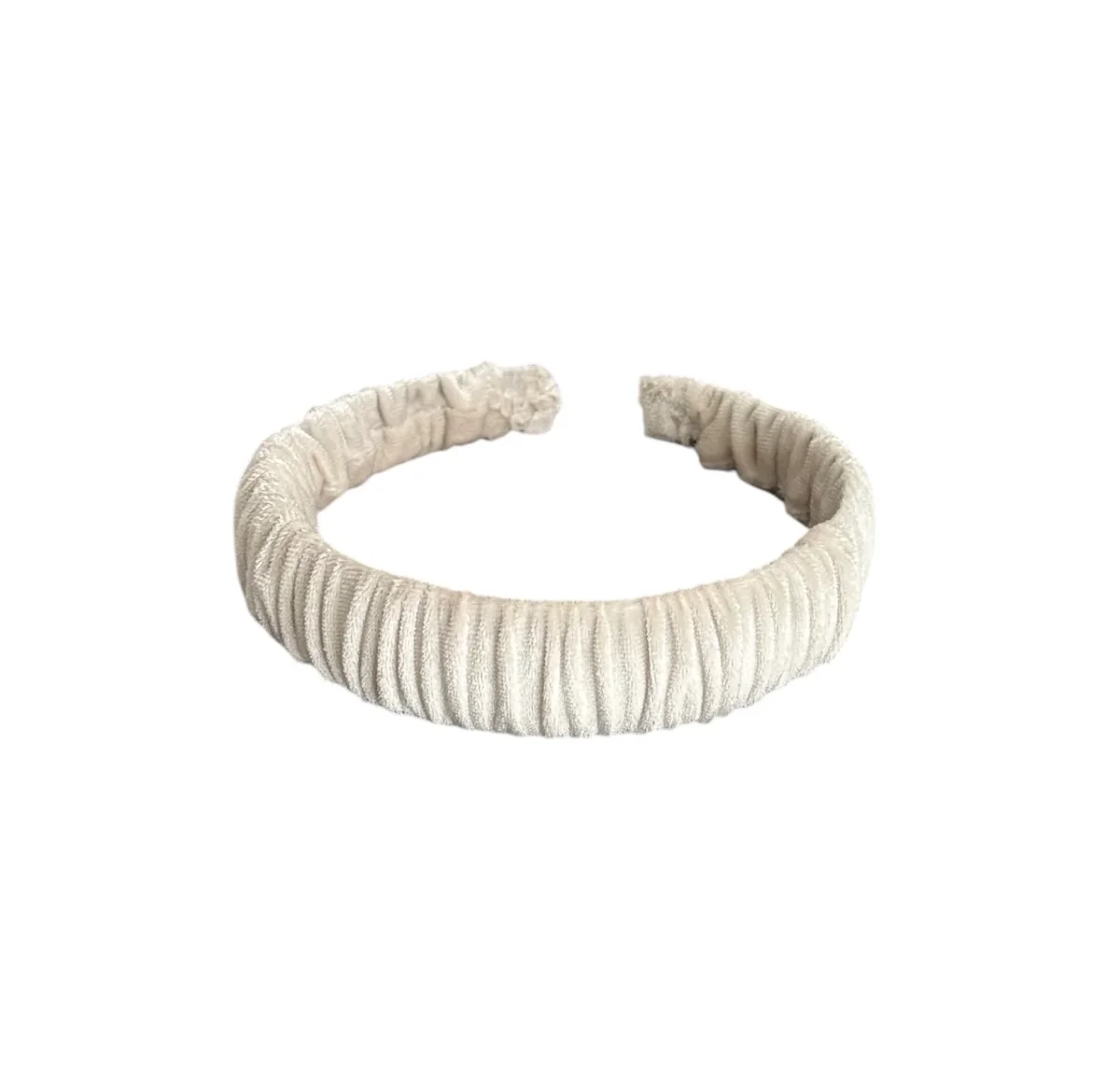 Diadema Pliegues blanca - Imagen 5