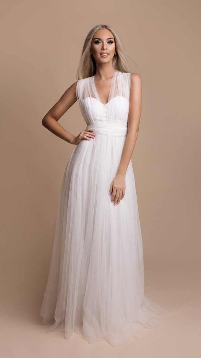 Vestido Multiposición Novia Tul - Imagen 8
