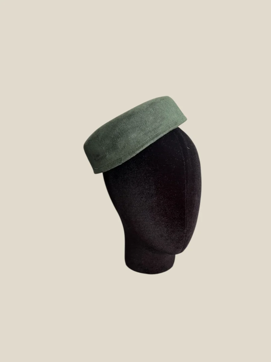 Tocado Casquete Bernadette verde - Imagen 6