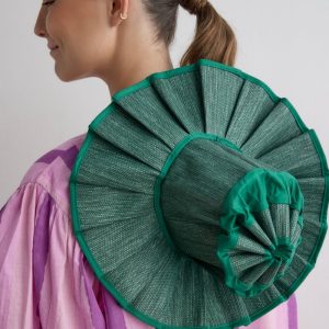 Sombrero Paraguas mini verde