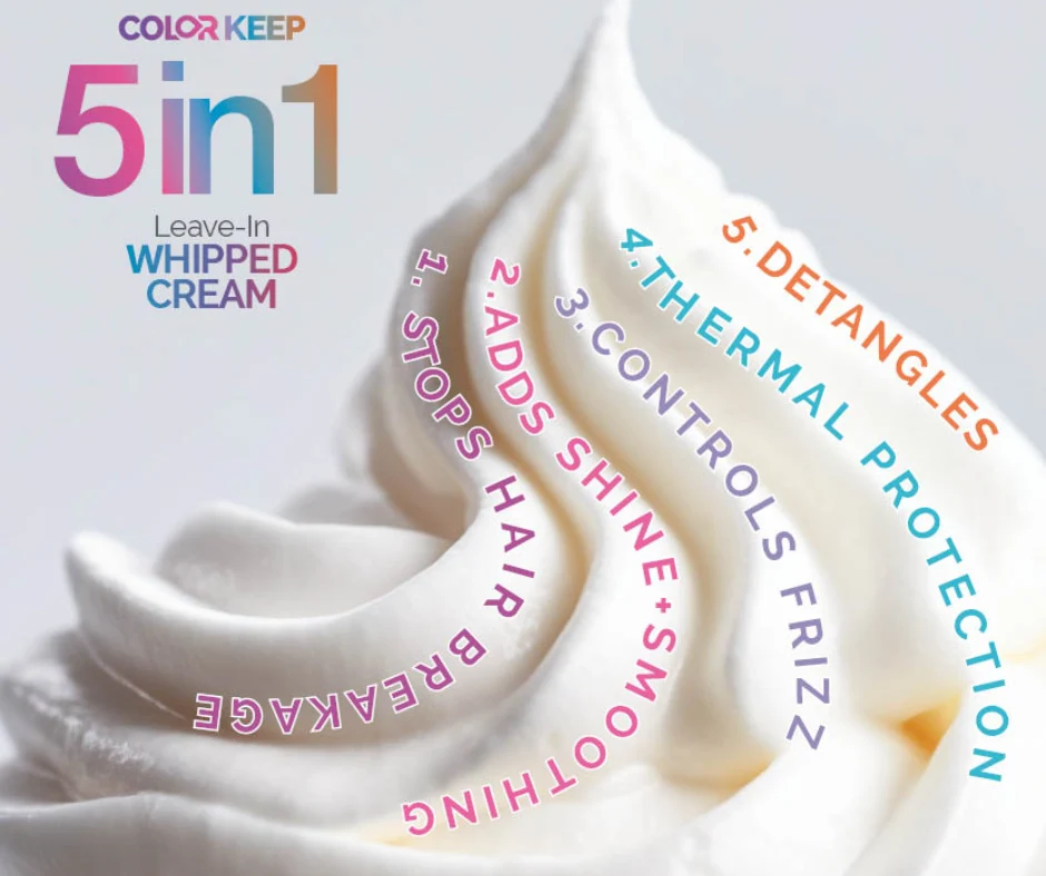Color Keep 5 in 1 Whipped Cream – Crema Multifuncional para Cabello Teñido - Imagen 5