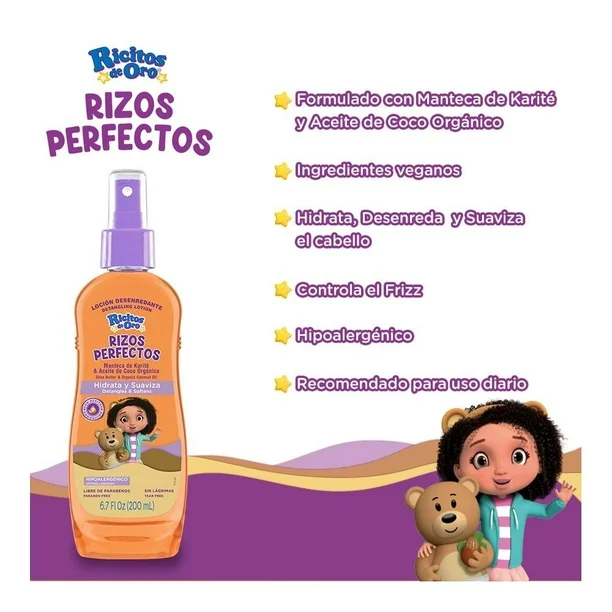 Ricitos de Oro Rizos Perfectos – Loción Desenredante 200 ml - Imagen 3